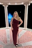 I love this dress. I was looking for a dress that had a little personality without being too flashy or stand-out-ish for a black tie wedding, and this hit the mark. Color is gorgeous, and I love the little cutouts and slit up the leg. When I tried it on my husband said "wow! That's the one". It was very comfortable, and the fabric has a little stretch to it. Highly recommend - Jessica G.