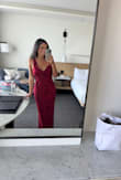 This dress is stunning! Fits in all the right places. I'm 8 months postpartum and still felt confident in it - Brooke B.