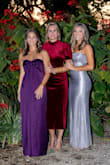 This dress was perfect, great fit for my 48 year old self.  Light weight velvet material was not hot. Wearing a size small. - Courtney K.