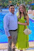 I absolutely love this dress! The color is vibrant and fun, perfect for summer and tropical vacations. I did have to get the straps altered since they were a little long, but it was totally worth it. I wore this on vacation in the Bahamas and got so many compliments. It's breezy, flattering, and makes you feel amazing! - Brennan L.