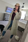 Fits great! Very warm and comfy! Not itchy like some sweaters! - Katie B.