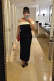 It was a gamble but worked out for me. It's stretchy and comfortable. I'm 5'3 and it just hits above my ankles. - Mimi L.
