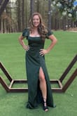 This dress was the talk of the wedding.The Cole was gorgeous.The fit was good just a little loose in the bust area.I had to iron it because it was too thick to steam but that means the material was of quality so it was nice and thick.I would choose this dress again and again - Deidre T.
