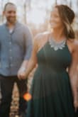 I got this dress for our engagement photos and it couldn't have fit any better! I felt so beautiful in it. It hugs all the right places and accentuates your hips. Plus, the color?! I have gotten so many compliments on this dress and cant wait to wear it again next week in Mexico for our anniversary! Thank you for this high quality dress for an amazing price! - Brandi M.