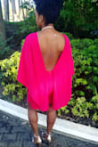 Thank youuuuu lulus. All my life I've been denied the opportunity to wear a back out, plunging neckline... basically anything that doesn't allow me to wear a bra was a No No! "Omg I can actually say wasssss". 
Having a 34DD chest I need the support. This was the first dress I've everrrr worn, with my back fully out and I felt secure and LIFTED. The secret is the lining, the dress has an elastic lining that is a dream for us busty girls. Believe me, the day I got my dress, I shared with my friend, I was like "the day has come!"
My only issue with the dress is that I wish it was a little longer because it tended to ride up a bit and I wore it to a wedding so I wanted a little more conservative look since I knocked them out with the back work. But if you're headed to the club... girl show off that back and them legs.
I got SOOOO many compliments at the wedding, the bride even complimented me on her special day. I'm definitely buying another one or two or...  The best has come and it's this dress. Moreeee please! - Sherial H.