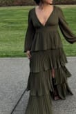 Wore this dress to a wedding and received many compliments on it! Would recommend it but will say the top is loose if you don't have cleavage. I used body tape to keep the dress in place. - Katia L.