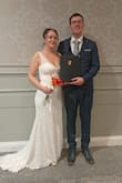 I loved the dress and it fit me very well. I felt very comfortable in it. The straps were a little loose, but despite that I loved it. We heard many people around us as we walked through the hotel saying that the dress was beautiful. - Chantal A.