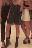 Ordered this for a night out in Miami. Dress fit flowy. The adjustable straps were perfect for adding some modesty or showing a little more skin! Did not have to wear a bra (praise!!!!) which is always an added plus to me! Is slightly shorter than normal, but wasn't an issue for me!! - Cheyenne