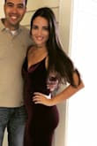 I love this dress! The soft velvet and rich color make it really luxurious feeling, and it fits really well and hugs all my curves. The fabric is stretchy and comfortable. Highly recommend! - Gisela G.