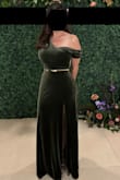 I originally purchased the dress in brown in a medium. It fit well overall, just slightly roomy in the waist and hips, and the length was a bit long for my height, but nothing a quick hem couldn't fix. When my colleague reordered our dresses in green, I decided to try a small to see if the fit was better, and it was perfect! We ended up going with the green, and I chose the small and paired it with a gold belt. - Beck E.