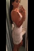 I just love the beautiful lace that makes up this dress!!! I wore it for some bridal shower activities and also on my honeymoon. Seriously amazing dress - Gisela G.