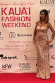 Beautiful dress, perfect for my fashion show event. So many compliments. Had to get it altered about 4 inches because I'm too short other than that, the bust and waistline fit beautifully. - Mary-jane G.
