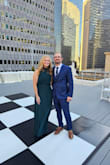 Love the dress. The color, emerald, was perfect. It was long enough to wear with heels. I do feel like the zipper was a bit cheap (but it lasted through the first wear). The material of this dress was definitely better quality and thicker than the velvet dress I also ordered. - Lindsay B.