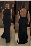 This dress was everything I did have the straps taken up in the back some. I didn't end up wearing it because I found one that just fit my shape better. I'm 5'2 and with 2" heels, I did not need it hemmed, which is unusual for me. - Keena E.