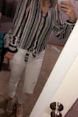 This shirt is so cute and comfortable. Perfect for spring and summer! I wore it to Easter and it with white jeans and I got so many compliments! Perfect shirt to throw on and instantly look good! - Brenna S.
