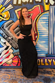 The top is a bit longer on me than the model, which was exactly what I was looking for. The skirt had stretch, so it was perfect. Loved it! - Christine R.