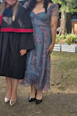 I got this dress for my daughter, she used it for a graduation as a guest, she look beautiful, very fancy dress, it fitted perfectly fine on her, she received a lot of compliments. The material is fine, she had a bit of problems with the zipper on the back, but no big deal. This is the best pic I have. - Evelyn R.