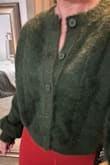Definitely a comfy sweater for the colder days at the home, you know? The material is soft 100% and I like the big buttons. Would recommend for anyone looking for a cozy sweater during fall, sipping some apple cider. - Brandie R.