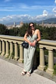 I think this is cute and very comfortable. I wore it on vacation in Italy and I'm glad I bought it. It is shorter than I'd like though. Part of me wishes it wasn't full length and was more capri length. - Erica R.