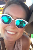 I wanted to get a cheaper pair of glasses to wear on vacation in case I lost or damaged them. I ended up loving these and wear them all the time. However beware if you have colored hair it will probably get on to the white frames. I also like how you can't see the eyes! They also look green and purple depending what light you're in. - SHANNA N.