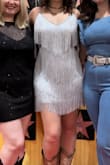 This dress was perfect for our night out line dancing! The material was stretchy enough that I could move around without problem, and the tassels added a super fun flair! - Colleen B.