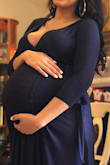 I normally wear a small but I ordered a medium for my baby shower. This dress was perfect for the occasion and worked great for me being pregnant. I imagine this dress would look fabulous on anyone not pregnant as well. The style is just flattering. If you're on the petite side it'll probably be long, i'd just suggest wearing heels! - Alyssa H.