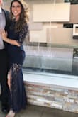 This dress is absolutely stunning! I wore it to a wedding and got SO many compliments. I felt gorgeous in this dress. The inside liner is pretty short and there was some extra material around the waist for me, I wish it were more fitted around the waist. Overall, absolutely LOVE this dress! - Amy B.
