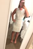 I ordered this dress because I was just obsessed with it. I had no reason other than it is the cutest lace dress EVER! It will be perfect for graduation pictures!! The fit is perfect and you have plenty of room to move in it. Love lace and love this dress!! xoxo - Chandler H.