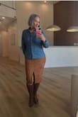 Great fit and so versatile. Fits like a five and true to size. - Michelle C.