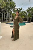 This dress is so beautiful and comfortable. I got so many compliments on it! The only thing I wanted to flag is that if you have a wider back & you're typically an S, you may want to size up to a M. - Andrea R.
