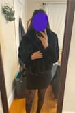 This jacket runs a little big in my opinion! I was sad because all the S were sold out, and I'd been eyeing this for a couple weeks. After looking at reviews I went for the XS, as people with similar measurements also got the xs. It fits perfect! I'm a size S on paper but the xs fit with room to spare. I am 5'4, 120-125 pounds with a 27 inch waist. Hopefully my photo is a little helpful. - Sasha W.