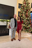 Such a cute dress! There is a "sticky" line to help keep the sleeves up. They didn't move at all. The dress was elegant. - Jovonne R.