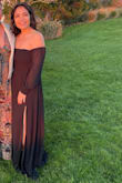 Absolutely love the dress very comfortable. The dress length is long. - Ana G.