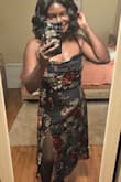 Very pretty dress, it fits nicely. I purchased this on clearance, the dress is on the thinner side so I don't think it would be worth it as the original price, but overall very flattering! - Shanice L.