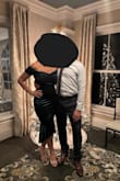 I wore this dress to a wedding this past weekend, I got so many compliments on it. It truly highlights an hourglass figure. I wore shapewear with strapless bra, I felt amazing. The hi-low length was perfect and even though the dress is 'thin' in nature, it was the perfect dress to dance in all night long - not heavy at all. - Tenley M.