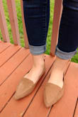 They fit true to size, but they look big when I wear them. I wore them only twice and the material already looks bad and the shoes have become wider. Definitely not expected at this! - Alexandra O.