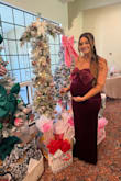 wore this dress for my baby shower!! Absolutely loved it, got so many compliments! I did obviously size up to accommodate the bump! But it had great stretch & was just so comfortable!! - Brook T.