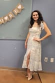 I absolutely love this dress!  It was a great choice for my Bridal Shower!  My fiancé loved it, and I got many compliments from friends and family.  However, the fabric is quite sheer, even with a little lining underneath. I opted for a white strapless bra and white shapewear to create a little more modesty and coverage. But, overall, I'm very happy I bought it, and I look forward to wearing it again! Love the adjustable strap detail for a better fit.  I am often between Small and Medium with Lulus, so I got a Medium, which fits nicely, albeit slightly loose around the bust. - Madison M.