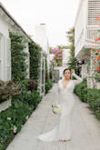 Beautiful option for your wedding. I got tons of compliments and it was delivered fast. The back also is really pretty. - Elia M.