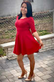 I love the dresses of lulus, the fabric of very good quality. - Reveca J.