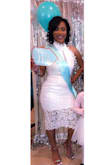 I ordered this dress for my bridal shower and loved it !!!! It fit well and was very classy! Everyone loved the dress ! - Keshia B.