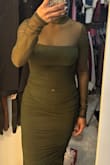 The dress fits perfectly; however, it is a little bit hard to zip up mid torso. Otherwise, it's a beautiful dress. - Martha T.