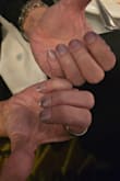 Beautiful dress, fits amazing and very comfortable, but the fabric rubs off and turns your hands black. My nails looked like I did an oil change before the event. - Linda T.