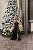 The dress fit great, and had nice flow to it when walking. I received a ton of compliments, loved the price of the dress, it doesn't break the bank when trying to look stylish. - Natalie C.