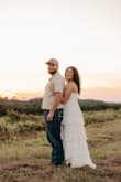 Fits true to size, perfect to wear a strapless bra with! Purchased for engagement pictures. Will slide down a lot if you have a bigger bust but is worth how cute you will look! - Emelly C.
