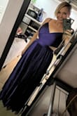 The dress was absolutely stunning, and I wouldn't stop getting compliments on it. I highly recommend it. It was true to size. Beautiful dress. - Barbara F.