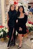 I wear a size small normally. I'm 5'6" and weigh around 115lbs. I ordered a small and it was perfect. I received so many compliments! It was a little bit big, but I'd prefer that over being too tight. The fabric is so comfortable. The slit is high, but tasteful. - Sarah P.