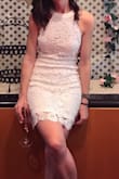 I love this dress! It fit perfectly. I wore it to my bridal shower and got tons of compliments! The material is nice and thick. It's a great dress :) - Casey P.