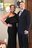 This dress fits amazing and perfect for formal events. I ordered a large and it fit perfectly. I could even wear a strapless bra, which I loved. I got tons of compliments on it too. - Stephanie L.