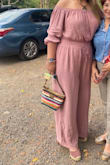 Works for brunch, beach, vacation, dress up or dress down. A liiiiiittle smaller on the size but comfy. Runs warm fyi. Love it. - Barbara F.